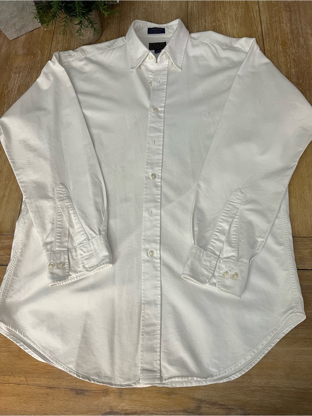Ralph Lauren White Button-Down Dress Shirt